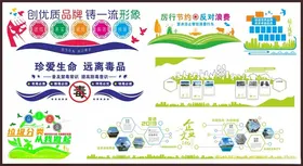 10周年文化墙  企业形象墙