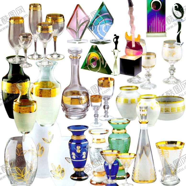 编号：34911810100334568814【酷图网】源文件下载-玻璃瓶子器皿