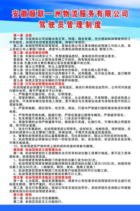 驾驶员管理制度