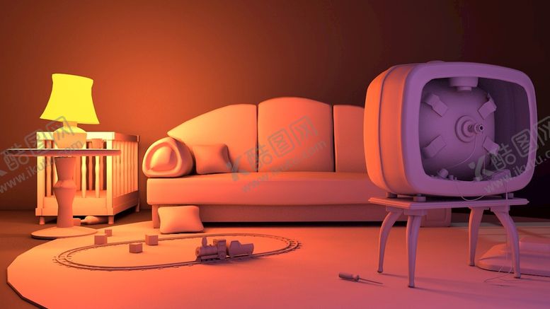 编号：32613110171957167852【酷图网】源文件下载-室内建模c4d