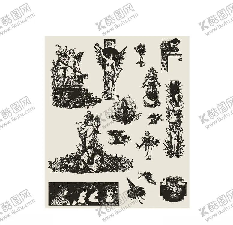 编号：64647606260241035324【酷图网】源文件下载-欧式复古花纹