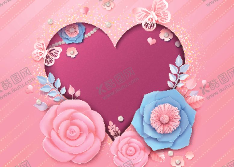 编号：15119209211210083217【酷图网】源文件下载-矢量浪漫情人节心形元素