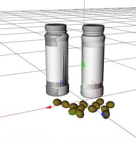 C4D模型调料罐