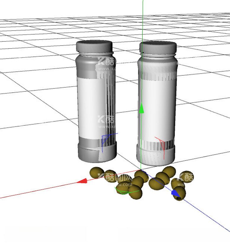 编号：31325612222015574514【酷图网】源文件下载-C4D模型调料罐