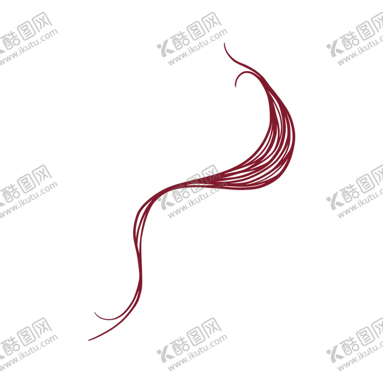 编号：62503804160648556416【酷图网】源文件下载-手绘线性枝叶