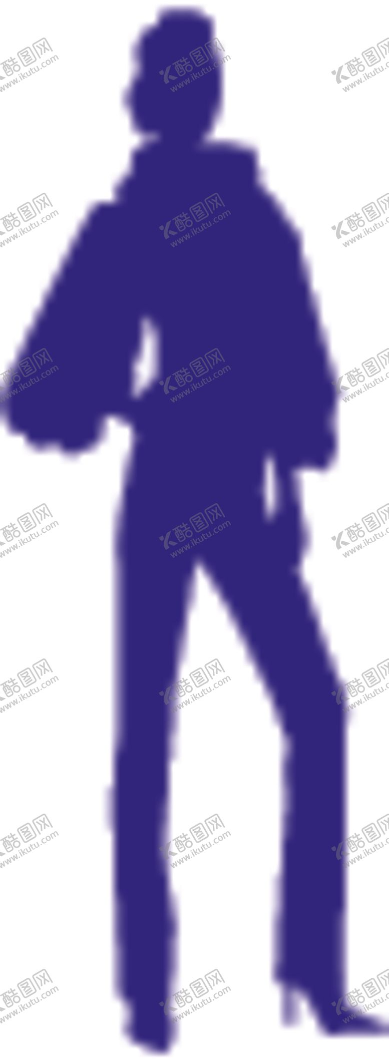 编号：91202505051253058055【酷图网】源文件下载-时尚美女剪影