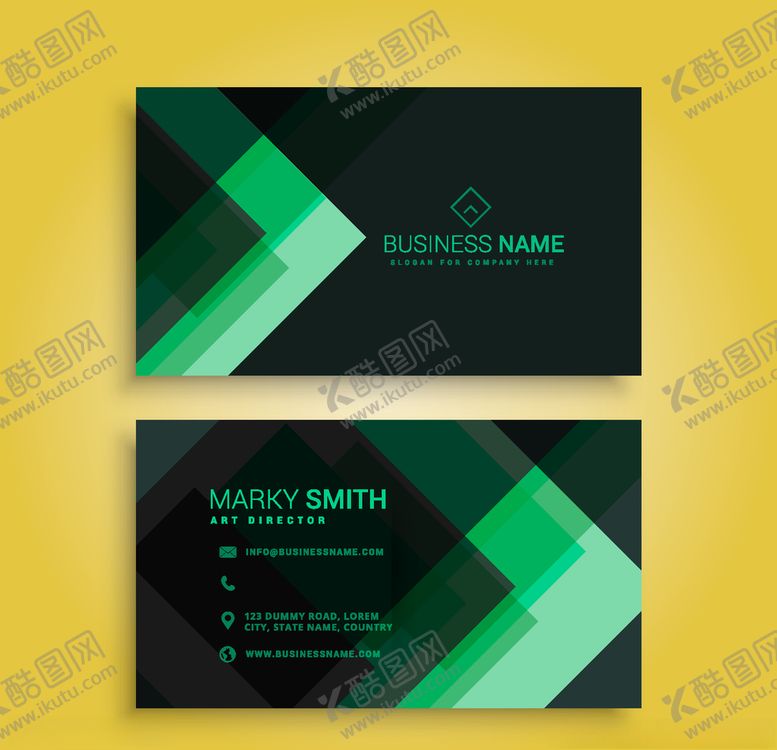 编号：57683210022012151440【酷图网】源文件下载-名片模板