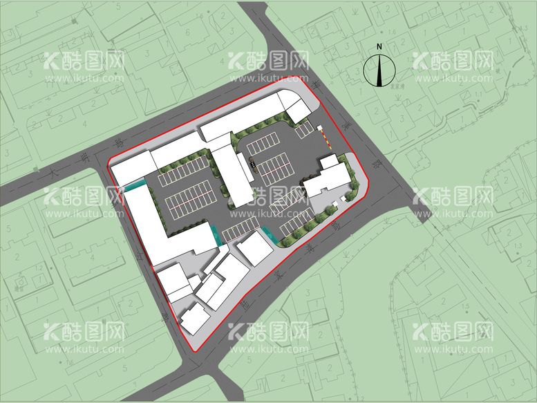 编号：38244910151309067654【酷图网】源文件下载-停车场彩平