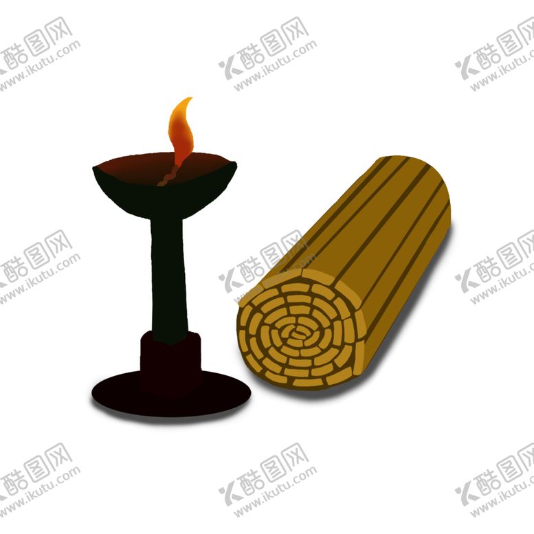 编号：78032207031810586007【酷图网】源文件下载-竹简画面