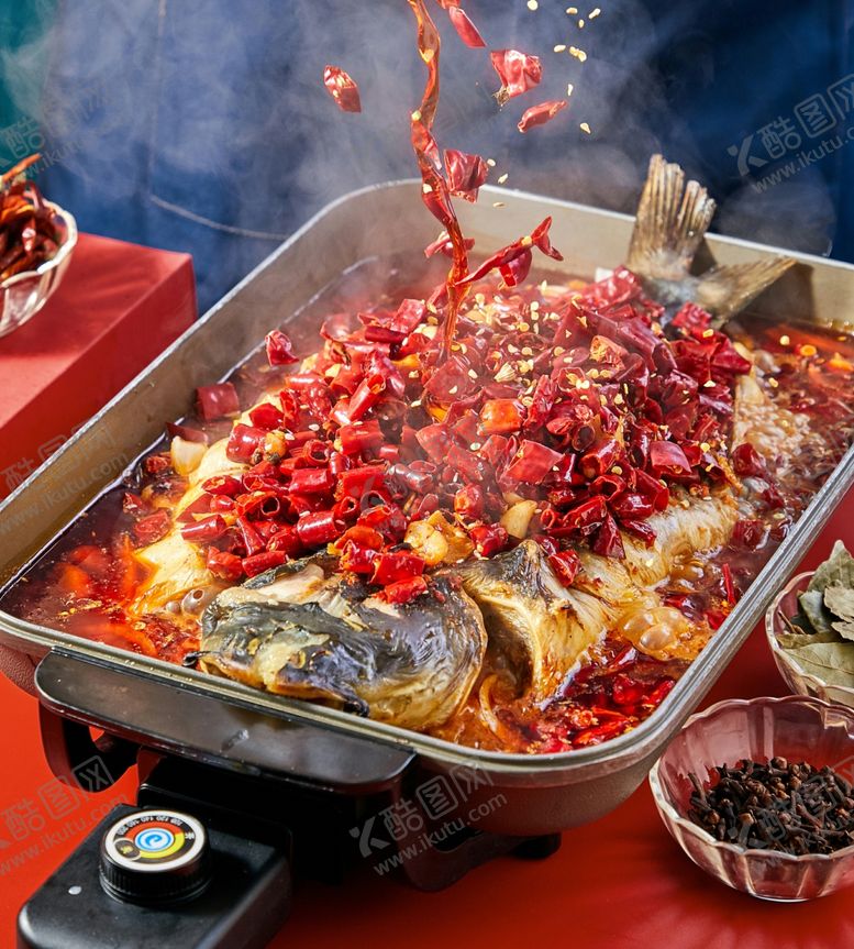 编号：63543811022023162547【酷图网】源文件下载-香辣烤鱼