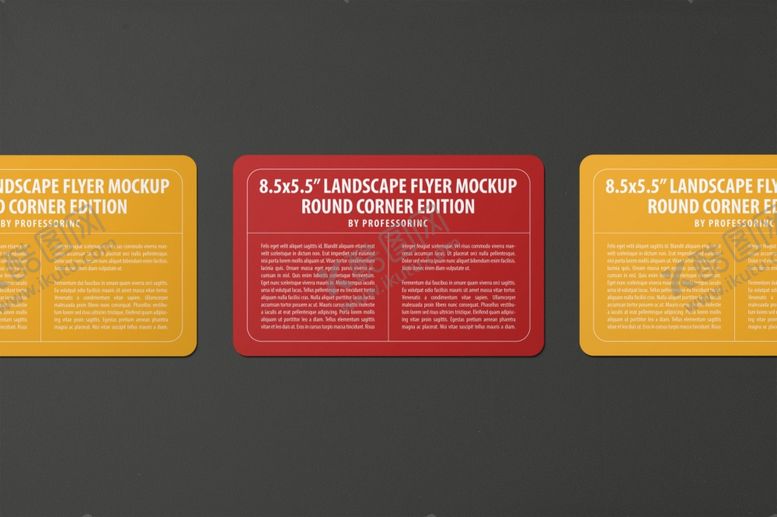 编号：79458111010043054881【酷图网】源文件下载-宣传单样机