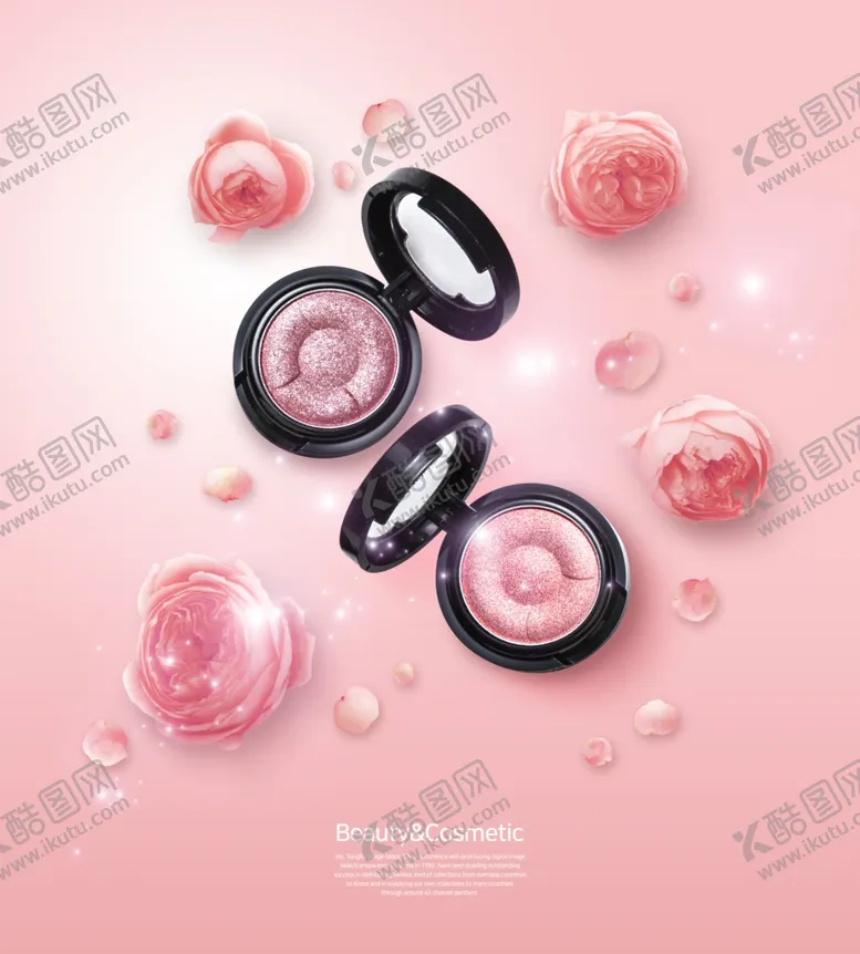 编号：32655906291426141727【酷图网】源文件下载-高端简约化妆品合成图片