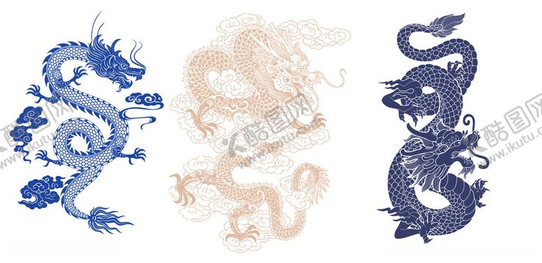 编号：11846102161826436386【酷图网】源文件下载-中国龙纹理图片