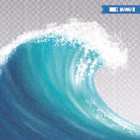海浪波浪波纹