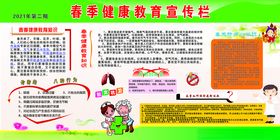 健康教育宣传栏设计春季cdr