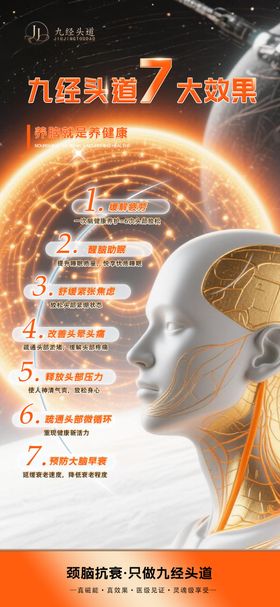 大健康头脑抗衰海报