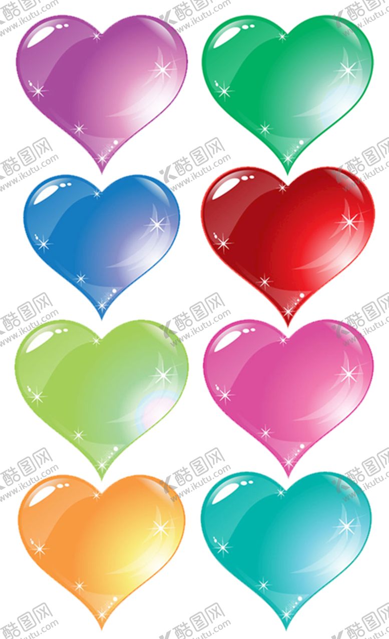 编号：51346009130235173296【酷图网】源文件下载-可爱透明风手绘心形卡通素材