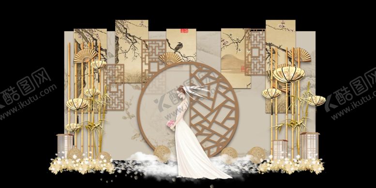 编号：30857905012130094958【酷图网】源文件下载-中式婚礼