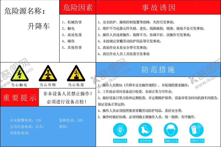 编号：63125110092250569259【酷图网】源文件下载-安全标示牌