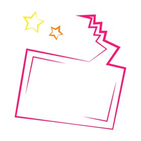 边框花红色小花纹