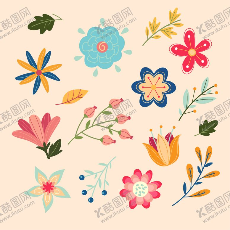 编号：51260709300333143625【酷图网】源文件下载-清新花草