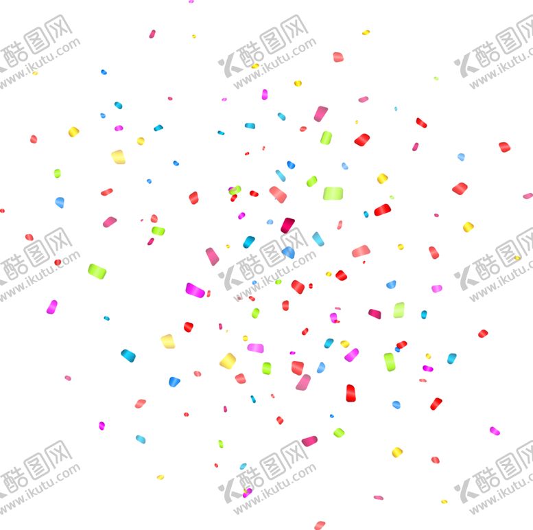 编号：66187107072216026267【酷图网】源文件下载-纸屑素材