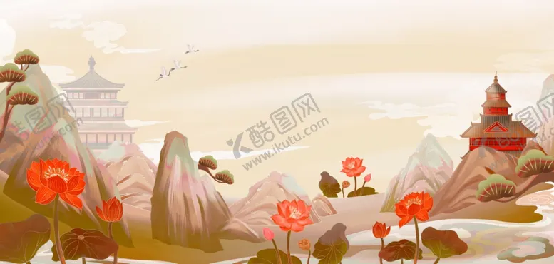 编号：90864312091743324709【酷图网】源文件下载- 国潮海报设计图片