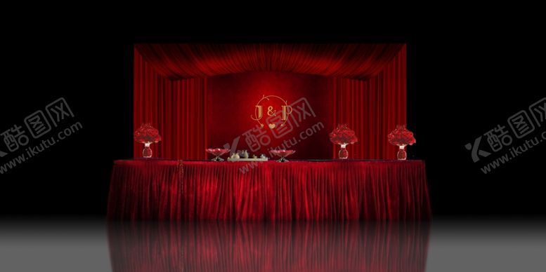 编号：90484309202138188188【酷图网】源文件下载-中式婚礼红色系