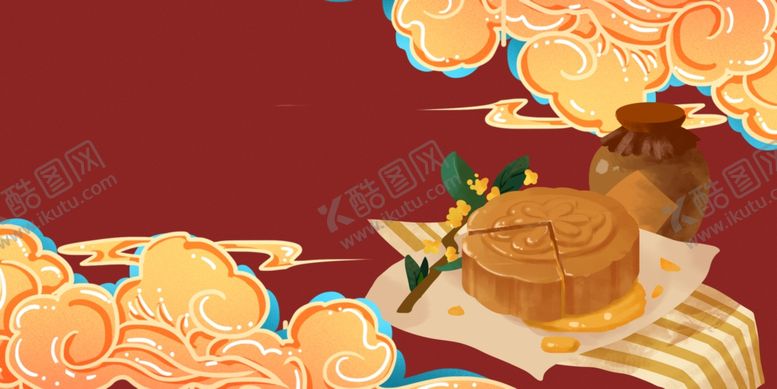 编号：14903905020806475503【酷图网】源文件下载-中秋背景