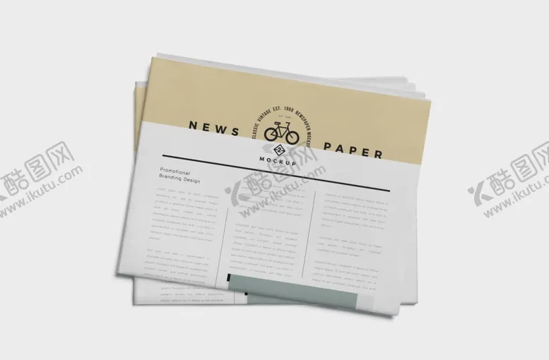 编号：64351009191453509600【酷图网】源文件下载-报纸展示效果图样机