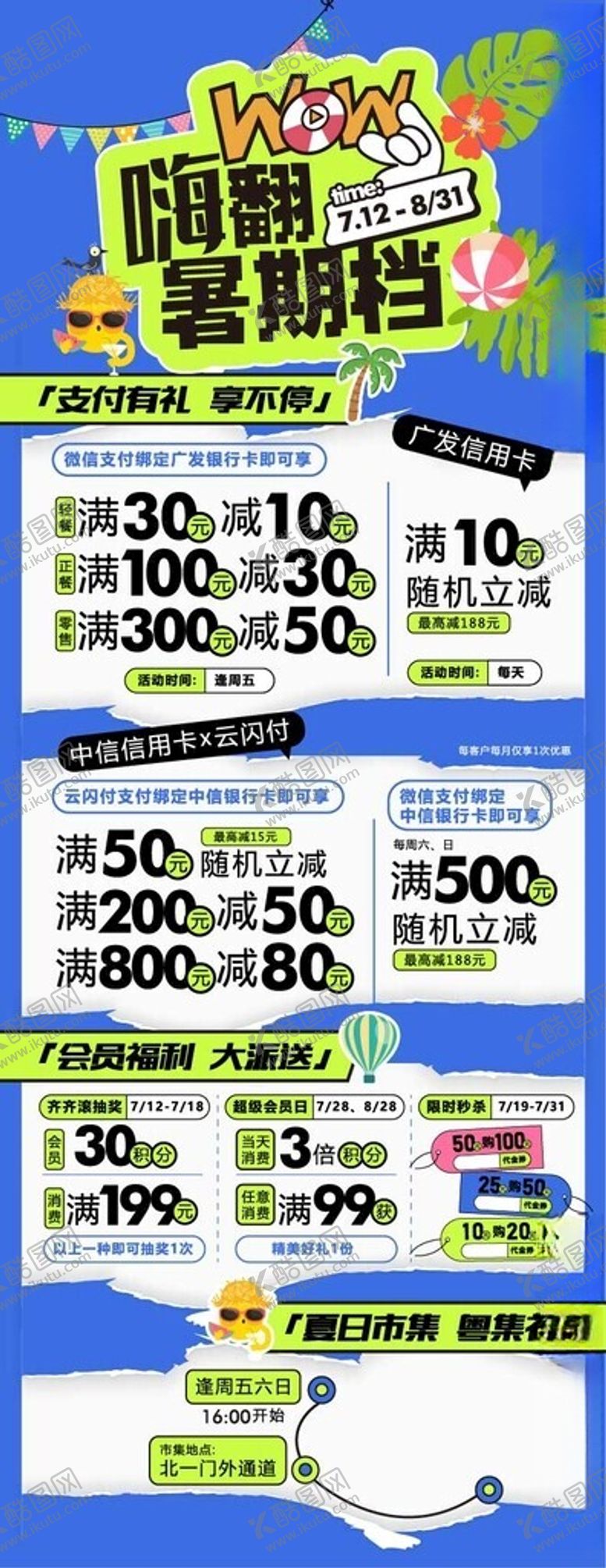 编号：75991102210351252507【酷图网】源文件下载-暑假活动海报