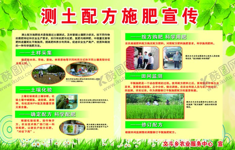 编号：51378909142314538015【酷图网】源文件下载-测土配方施肥宣传