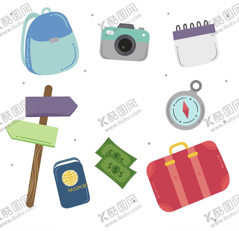 编号：40365307011430154270【酷图网】源文件下载-旅行元素