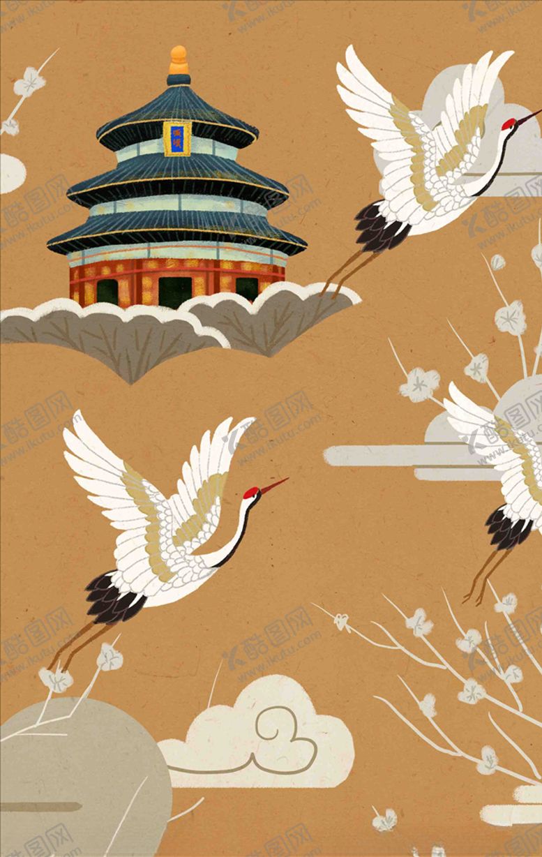 编号：71301105101209235081【酷图网】源文件下载-国潮插画