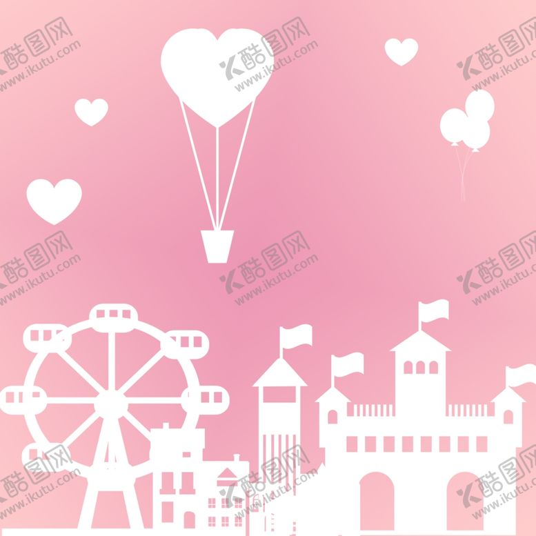 编号：15514712081812436513【酷图网】源文件下载-梦幻游乐场插画