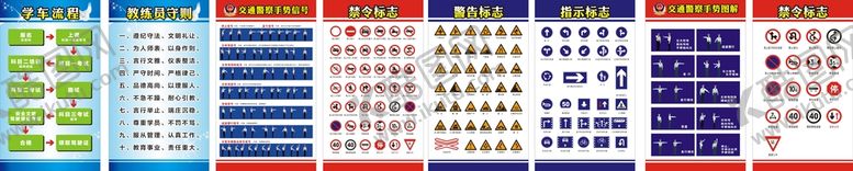 编号：94584010151541145813【酷图网】源文件下载-学车流程