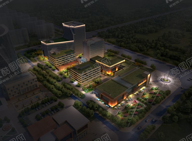 编号：48533309200051437715【酷图网】源文件下载-亮化效果图