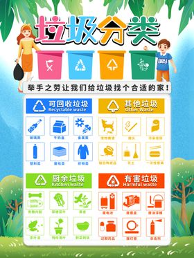 垃圾分类商业海报