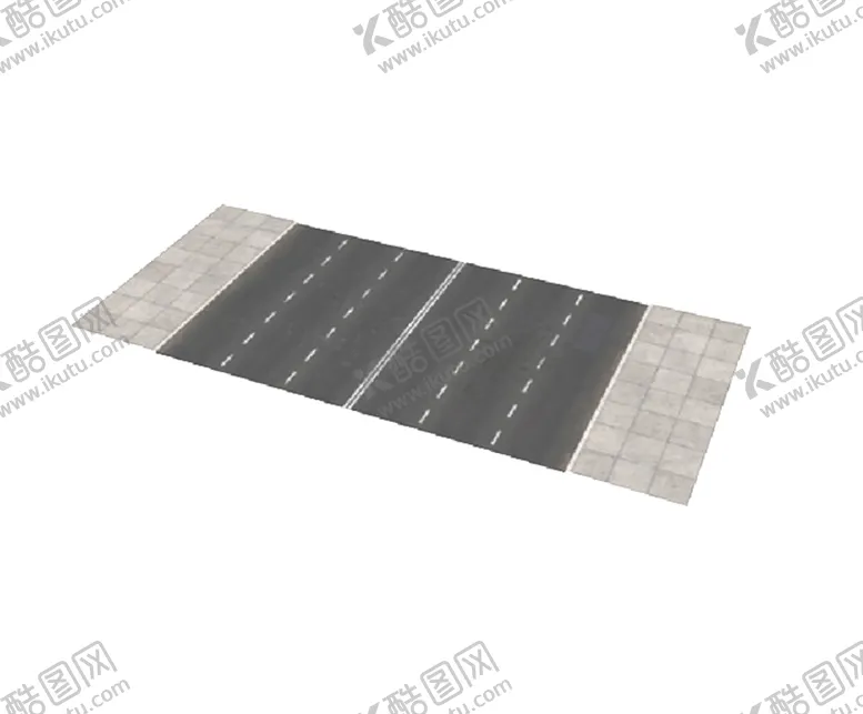 编号：11309212251135548715【酷图网】源文件下载-C4D模型马路