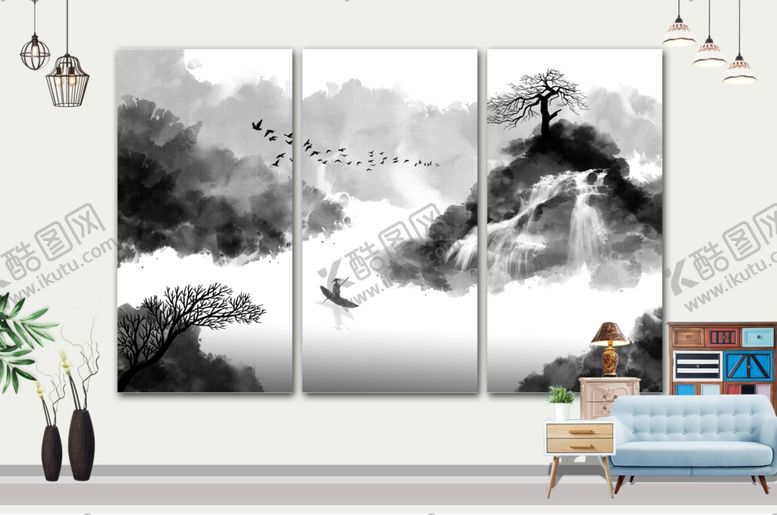编号：60319704220405566614【酷图网】源文件下载-山水画