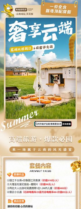云南昆明大理丽江旅游详情页