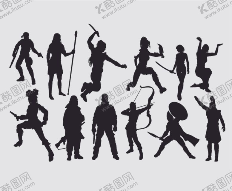 编号：10964411012155577886【酷图网】源文件下载-运动剪影