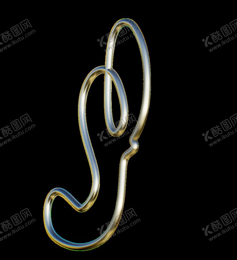 编号：18579301281422041011【酷图网】源文件下载-抽象金色管          