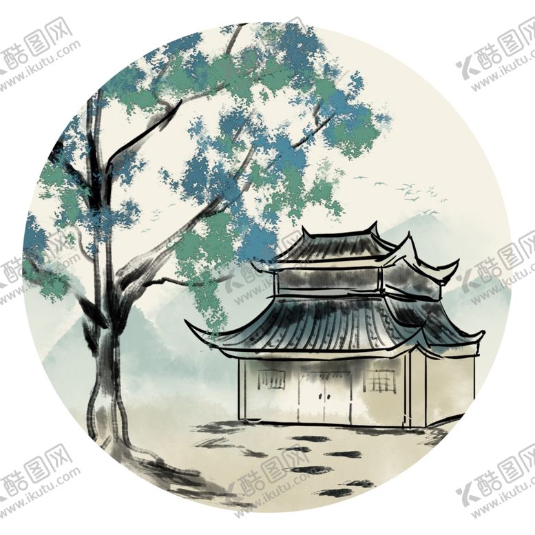 编号：65271406250318431414【酷图网】源文件下载-水墨山水