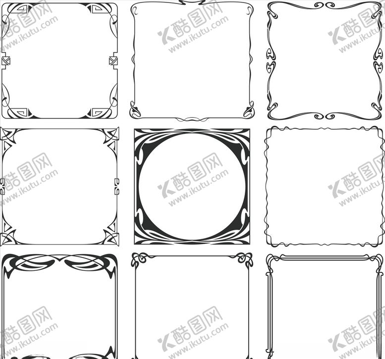 编号：95498707030523437931【酷图网】源文件下载-欧式花边边框