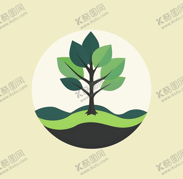 编号：43555601190651073190【酷图网】源文件下载-树元素图案