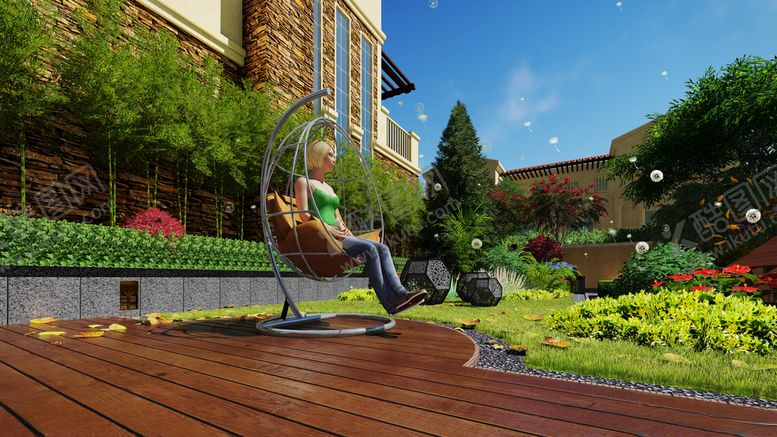 编号：18294710141719016434【酷图网】源文件下载-庭院