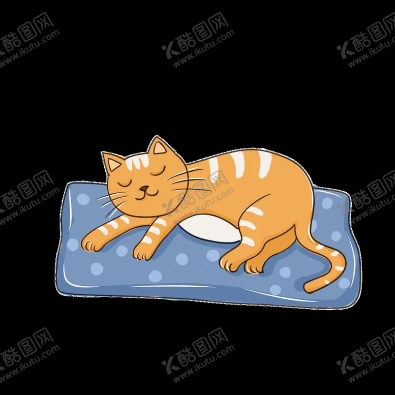 编号：37924510100008325907【酷图网】源文件下载-睡觉的萌宠猫咪