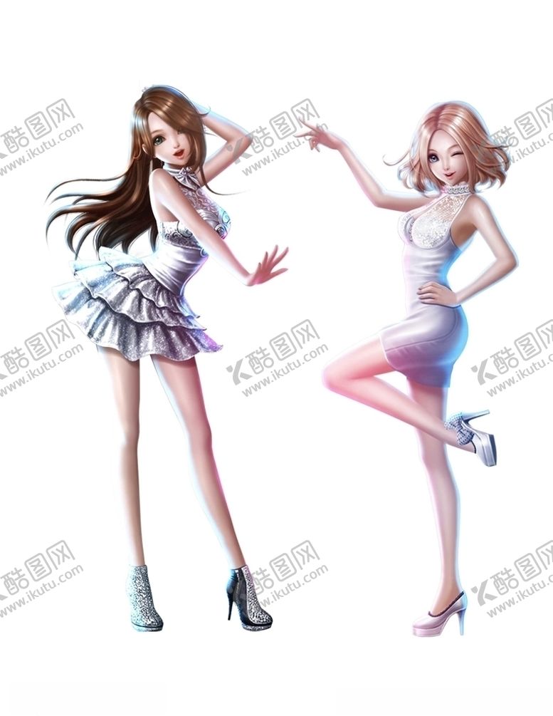 编号：71846510311944076707【酷图网】源文件下载-卡通美女