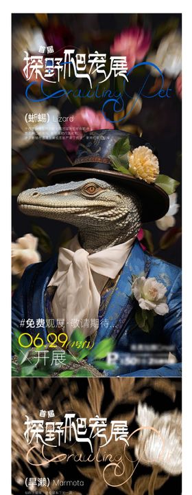 爬宠展海报